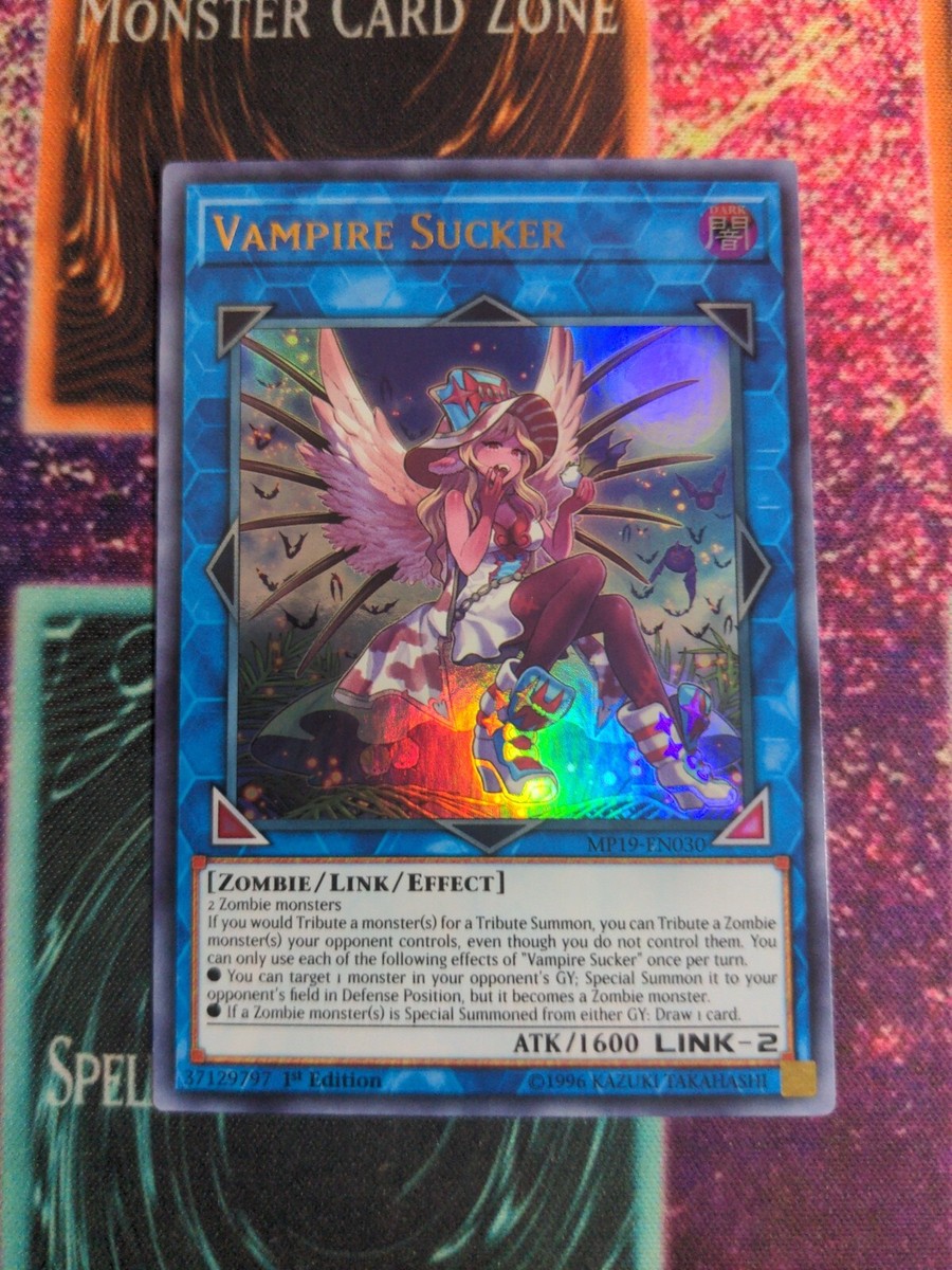 吸血鬼蘇る('43米) Yu-Gi-Oh! Vampire Sucker MP19-EN030 1st Edition Ultra Rare NM | eBay
