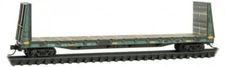 Texas Oklahoma & Eastern 61' Bulkhead Flat Car Micro-Trains #054 45 091 N Scale