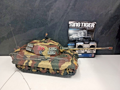Tamiya 1/16 Königstiger RC Panzer - funktionstüchtig mit Licht & Sound