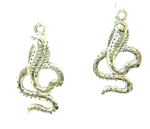 Johnny Was Women's Snake Drop Earrings In Silver, Unique - Foto 2