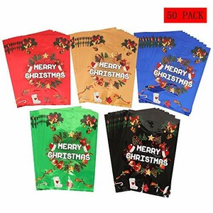 Sacchetti Per Regali Di Natale.Sacchetti Regalo Di Natale Giftmate 50 Pezzi Per Set Regali Regali Biscotti Ebay