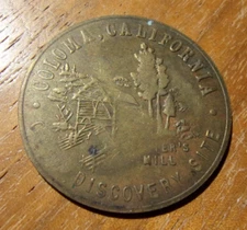 COLOM CALIFORNIA SUTTERS MILL TOKEN