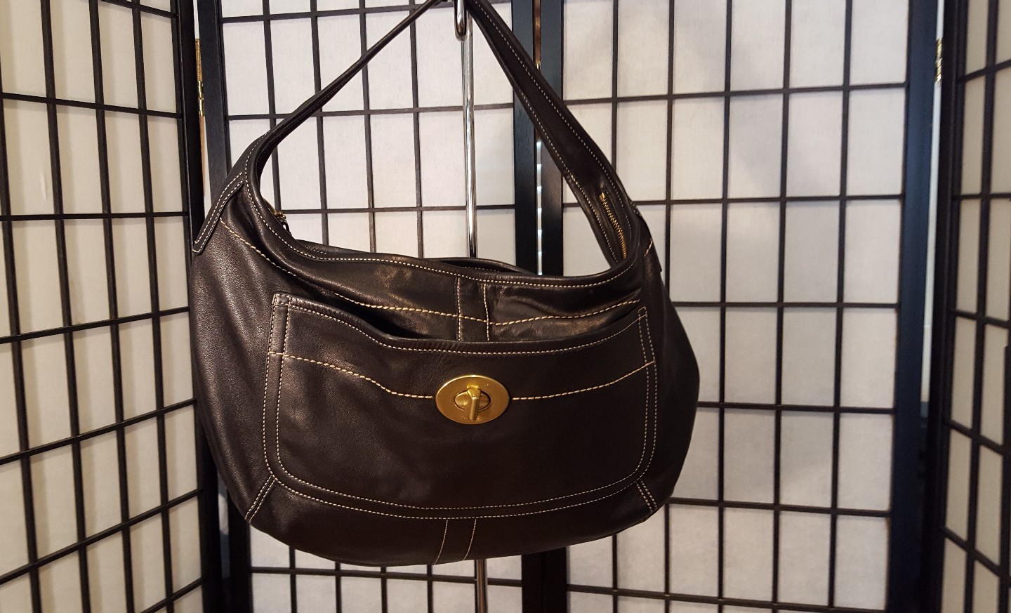 Купить COACH ERGO GLOVE TANNED LEGACY BLACK LEATHER CALFSKIN на Аукцион из  Америки с доставкой в Россию, Украину, Казахстан