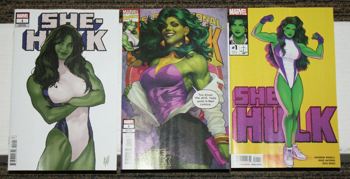 Marvel She Hulk (2022) #1 SIX COVER SET - Inc 1:25 Jurgens
