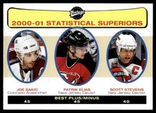 2001 Upper Deck Vintage #265 Joe Sakic/Patrik Elias/Scott Stevens