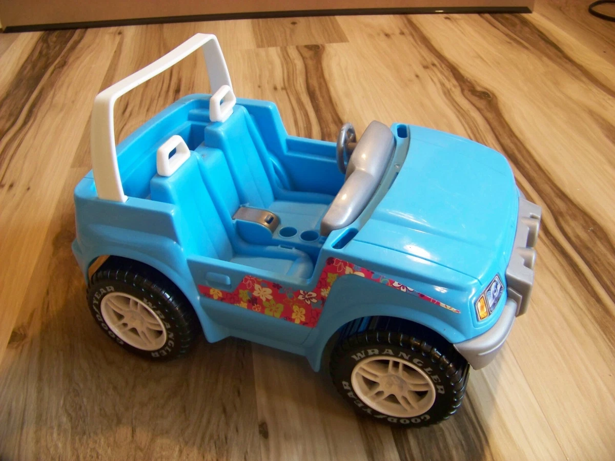 Barbie Doll Blue Jeep Wrangler Beach Baja Cruiser Car Vehicle Mattel 1999 -  Read | eBay