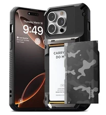 For iPhone 16 Pro Max Case VRS [Damda Glide Pro] with Semi Auto Wallet Holder