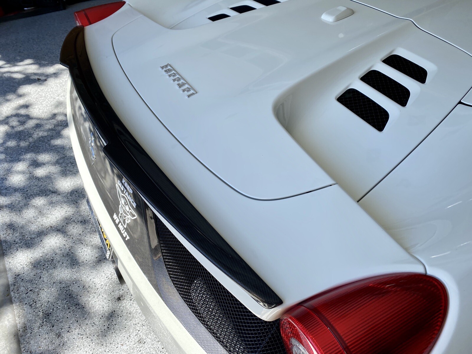 2010 -2015 Carbon Fiber Rear Trunk Lip Spoiler for Ferrari 458 Italia, Spider