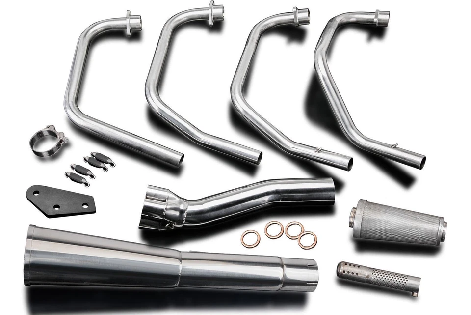 Silenciador de megáfono de escape de acero inoxidable Delkevic Full 4-1 - Suzuki GS850G 1979-1981 Foto 2 de 3