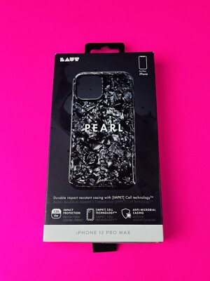 LAUT iPhone 12 Pro Max Pearl Design Impact & Antimicrobial Protection Case
