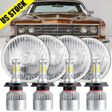 For Ford Galaxie 500 1962-74 5.75 5-34 Led Headlights Hilo Beam Halo Drl 4pcs