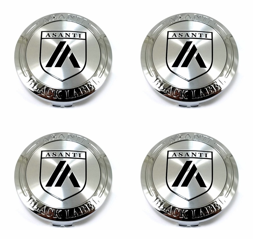 4x Asanti 5 Lug Chrome Wheel Center Caps ABLCAP-CH1 T157K74 ABL-22 ABL-23 ABL-24