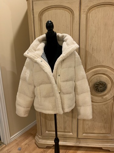 Mini Sherpa Puffer Jacket Size 