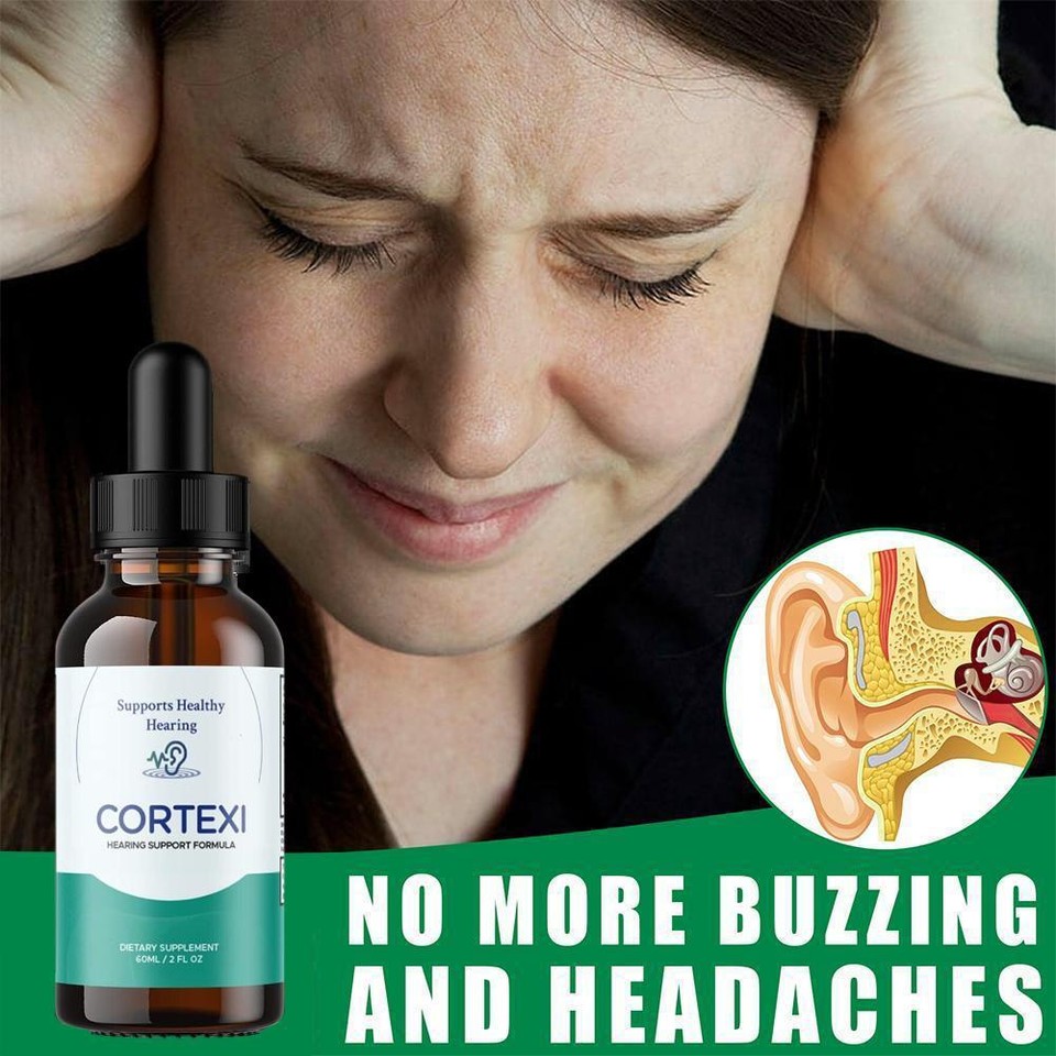 5 Pack Cortexi Drops For Ear Health, Hearing Support, Healthy