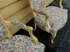 50924 Pair French Country Style Bergere Armchair Chairs  — photo 7