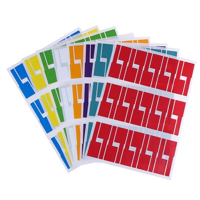 300Pcs Self-adhesive Cable Labels Waterproof Identification Tags StickersJC.h7