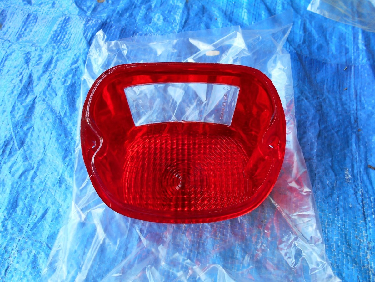 NEW RED TAILLIGHT LENS HARLEY DVIDSON FL XL FX FXD 1973-1998