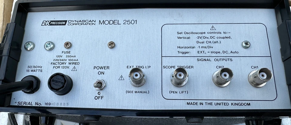 B+K Precision Dynascan 2501 Digital Storage Adapter for Oscilloscope, Plotter - Image 3 of 4