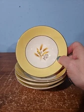 CHINA: Century Service Corp AUTUMN GOLD wheat BERRY/DESSERT BOWLS, Set of 4