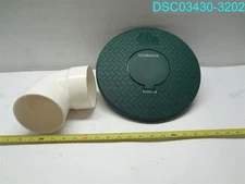 QTY=36: 32 Polylok PDB-4P90 Elbow For 4in Flow Gate & 4 TURF RESTRICTOR PLATE