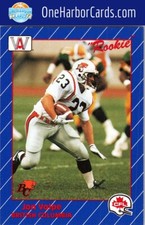 1991 All World CFL French British Columbia Lions Football Card #16 Jon Volpe