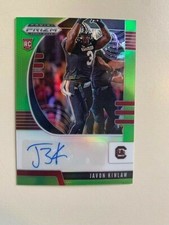2020 PANINI PRIZM DRAFT PICKS JAVON KINLAW ROOKIE AUTOGRAPH NEON 125/125 ~ #161 