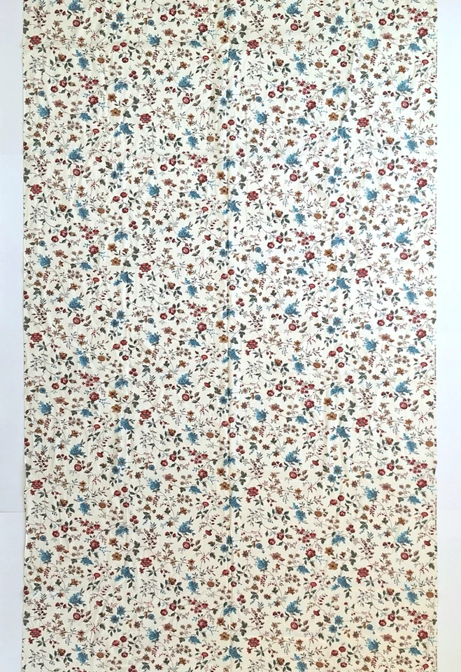 Floral Botanical Print On Cream Chintz Joan Kessler Concord Cotton Fabric BTHY - Image 4 of 4