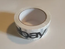 1 Roll - Official EBAY Branded Packaging Tape  2"  75 yards White  (New)