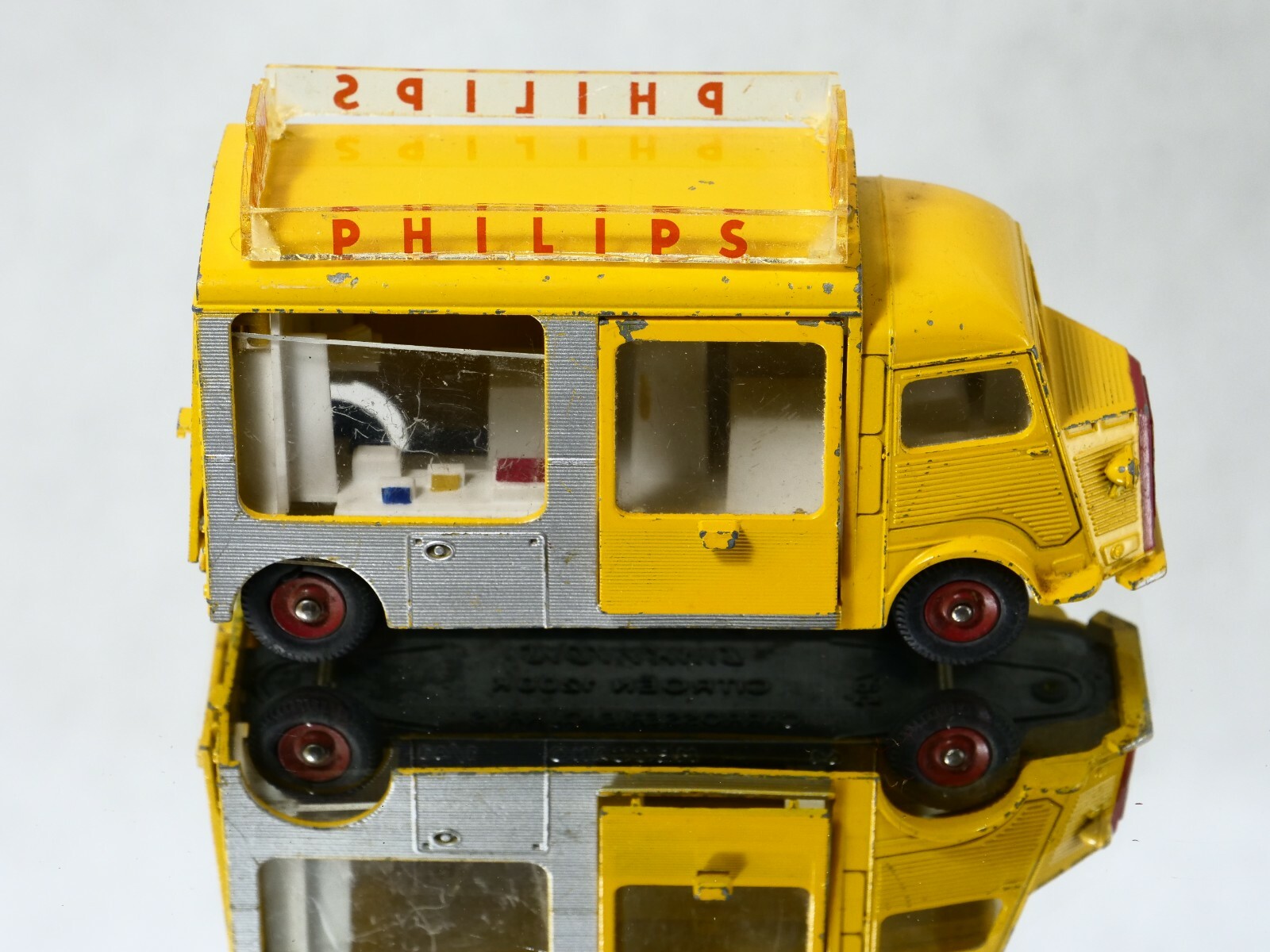 希少DYNKY TOYS Camionnette CITROËN PHILIPS Atlas 1/43 DINKY TOYS 587 Camionnette CITROEN 1200K PHILIPS