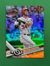 2017 Topps Series 1 Baseball Bryce Harper #34 Rainbow Foil