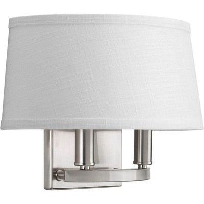 2 Light Wall Sconce Brushed Nickel