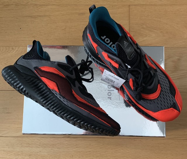 Size 9.5 - adidas AlphaBounce x Kolor Red Black 2018 for sale online | eBay