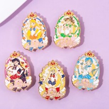 Spilla Sailor Moon Tsukino Usagi cosplay lega distintivo spilla ragazza donna gioielli
