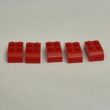 Lego 06215 Red Replacement Add-on Pieces Parts Lot of 5