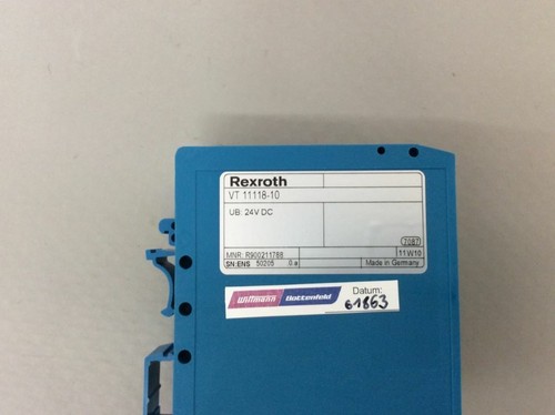 VT 1111810 - REXROTH - VT 11118-10 Analog amplifier mod. RECONDITIONNÉ - Imagen 3 de 3
