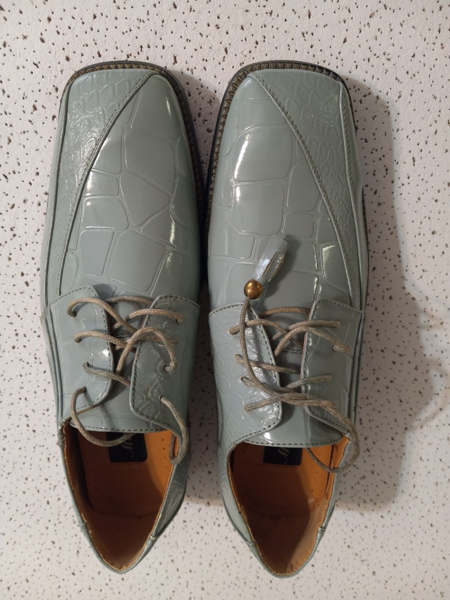 aqua green dress shoes Aqua Green Women's Leather Moccasin Slip-On Footwear main image 0
