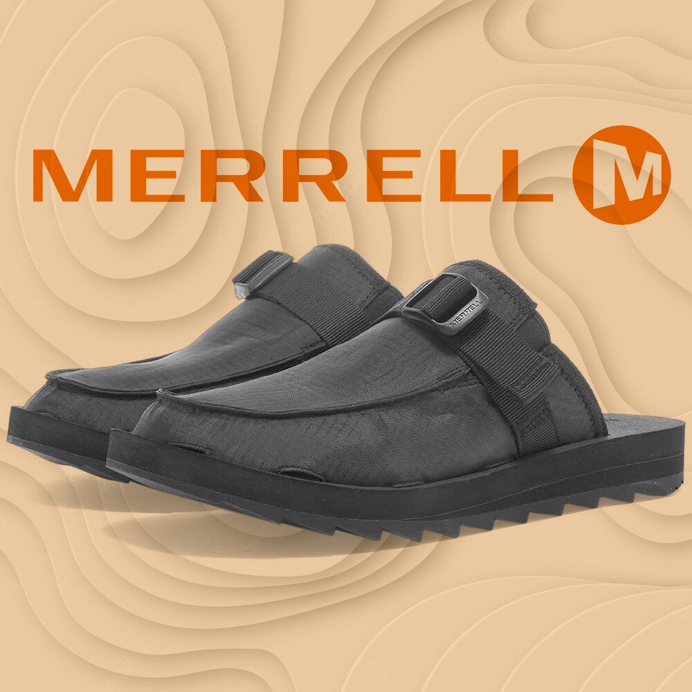 Merrell Alpine Zoccoli Slip On Comfort Nero J2002851 Unisex Donna 12 Uomo 10 Nuovo con scatola
