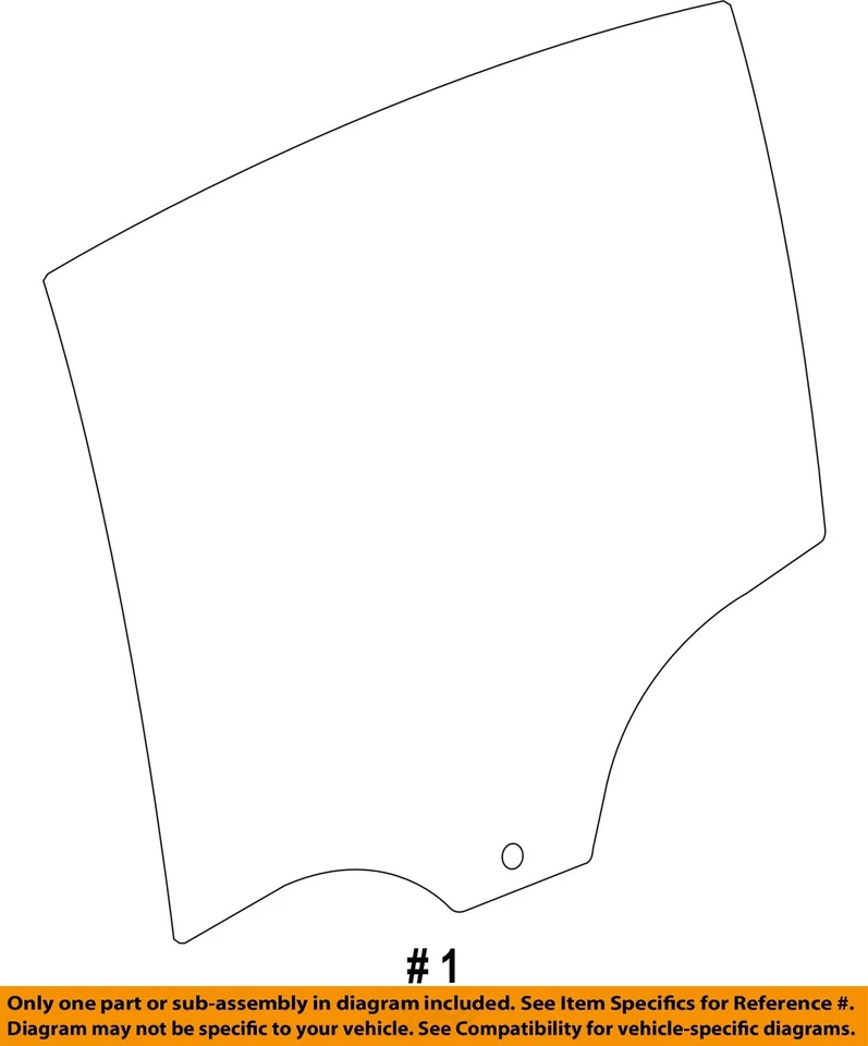 Cristal puerta trasera derecha OEM 2015 2016 2017 BMW M3 Foto 4 de 4