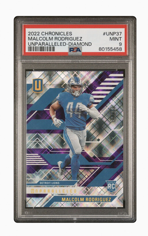 Malcolm Rodriguez Panini Chronicles Unparalleled #UNP37 Diamond