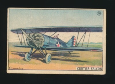 1929 C110 Tuckett's Tobacco (Canada) AVIATION SERIES -#26 CURTISS ''FALCON''