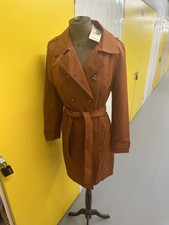Bnwt Monsoon Trench Coat, Rust, Serena, Uk 12