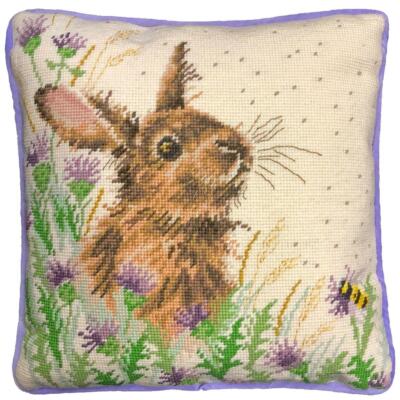 Bothy Threads Gobelin-Stickkissen Set ''Die Wiese'', 36x36cm, THD30, Stickbild vor