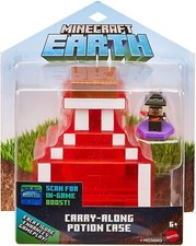 Steve Minecraft Earth Potion Carry Along Case Playset