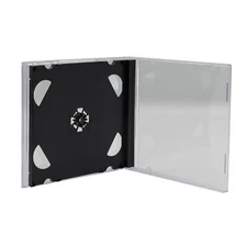 1 STANDARD Double 2 CD Jewel Case with Tray 10.4mm (2 CD) Lots Protectors Cover