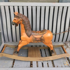 primitive rocking horse