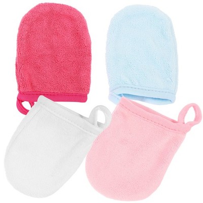 4 Pcs Abschminkpads Augen Handschuhe Waschen Make -up -Entfernerpolster