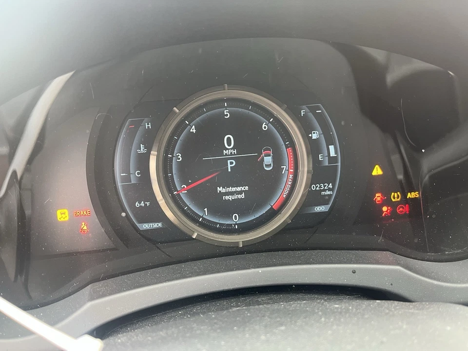 Lexus RC350 F 2015 2016 2017 velocímetro deportivo medidores de grupo con navegación 102 k millas Foto 2 de 4