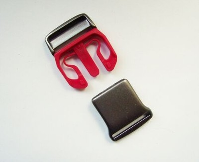2 x Klickverschluss, Zero, Acetal, Rot, Aluminium, Alula,30mm, 1 1/4''