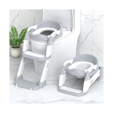 Potty Training Seat, Toddler Potty Training Toilet with Step Stool ... Fast Ship