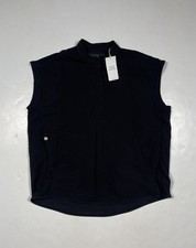 FIGS Rafaela Scrub Top Black Women's Small Oversized Technical Collection